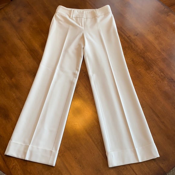 LOFT Pants - GORGEOUS Cream Wide Leg Slacks!